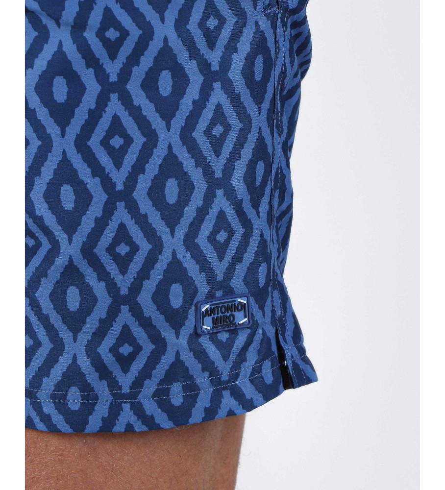 Maiô azul boho Antonio Miro