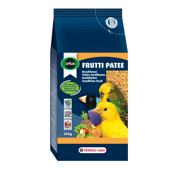 Pâtée aux fruits pour canaris, perruches et oiseaux exotiques - 250 g