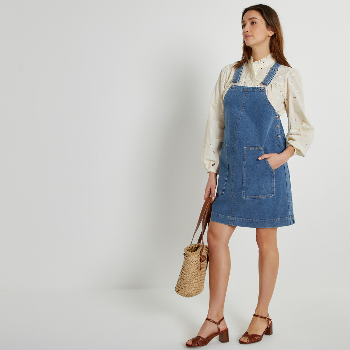 COLEÇÕES LA REDOUTE<br>Jardineiras Pennis, para maternidade