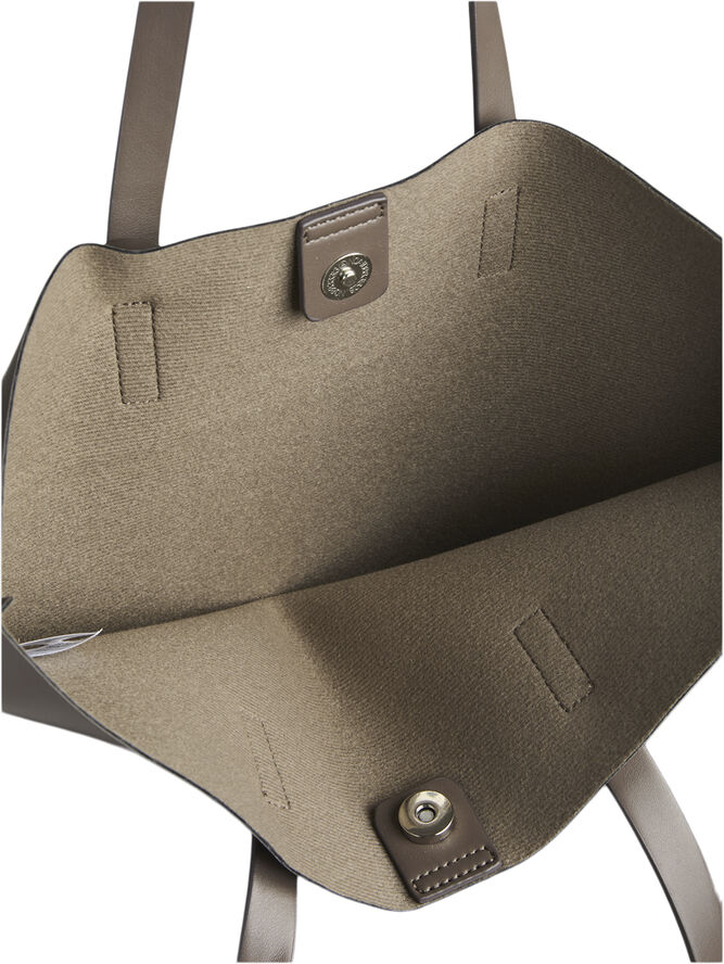 Pieces PCANILLA SHOPPER NOOS Morel