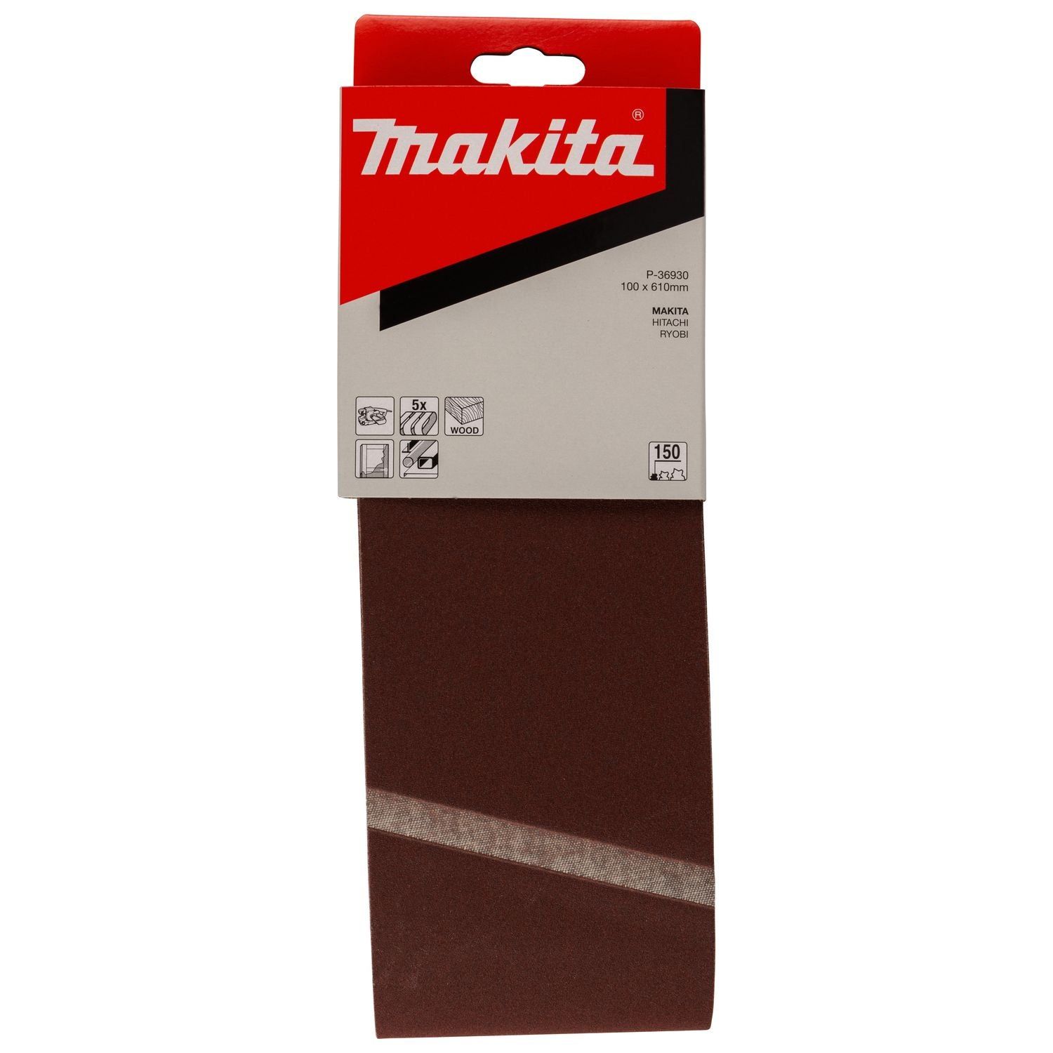 Makita P-36930 Schuurband 100x610mm A150 VE=5