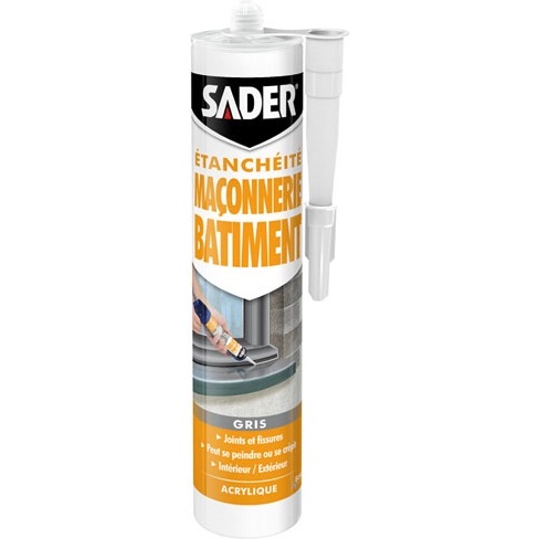 Sader maçonnerie bâtiment gris 280ml