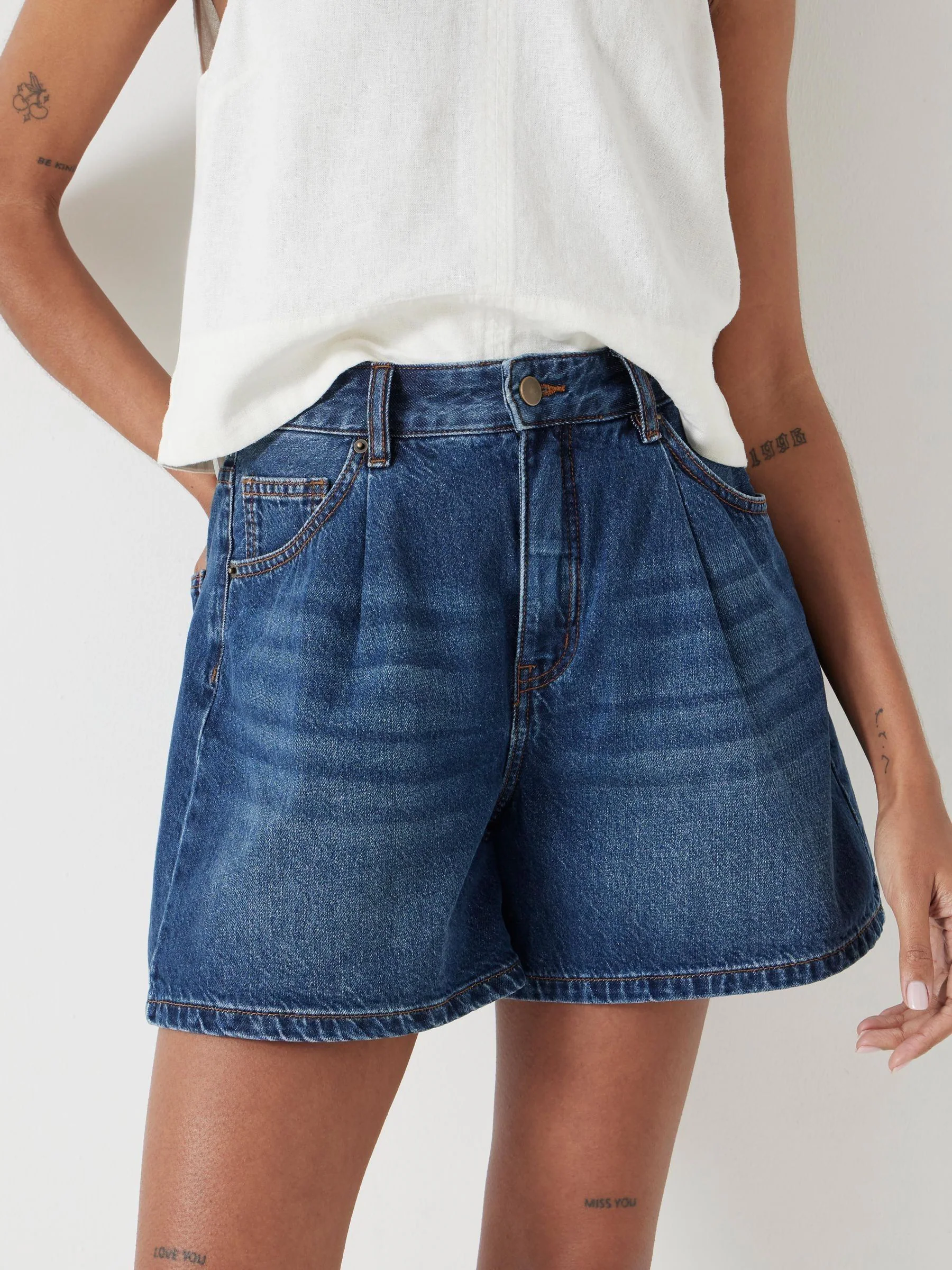 Blauw - Hush Larissa Denim Shorts