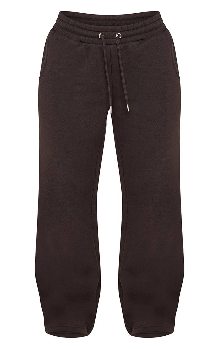 Charbon Jogging Petite Taille À Jambes Larges Avec Taille Élastiquée Et Cordon De Serrage