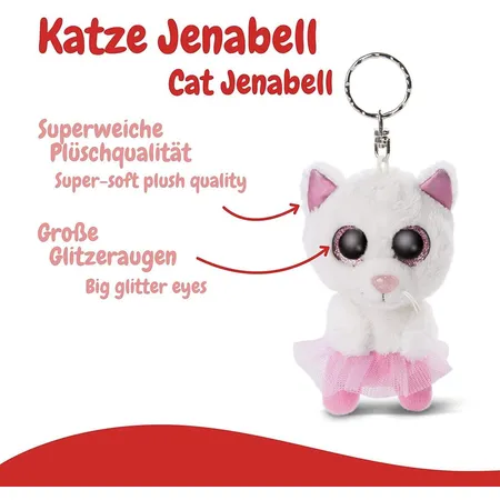 NICI Schlüsselanhänger Katze Jenabell 9cm