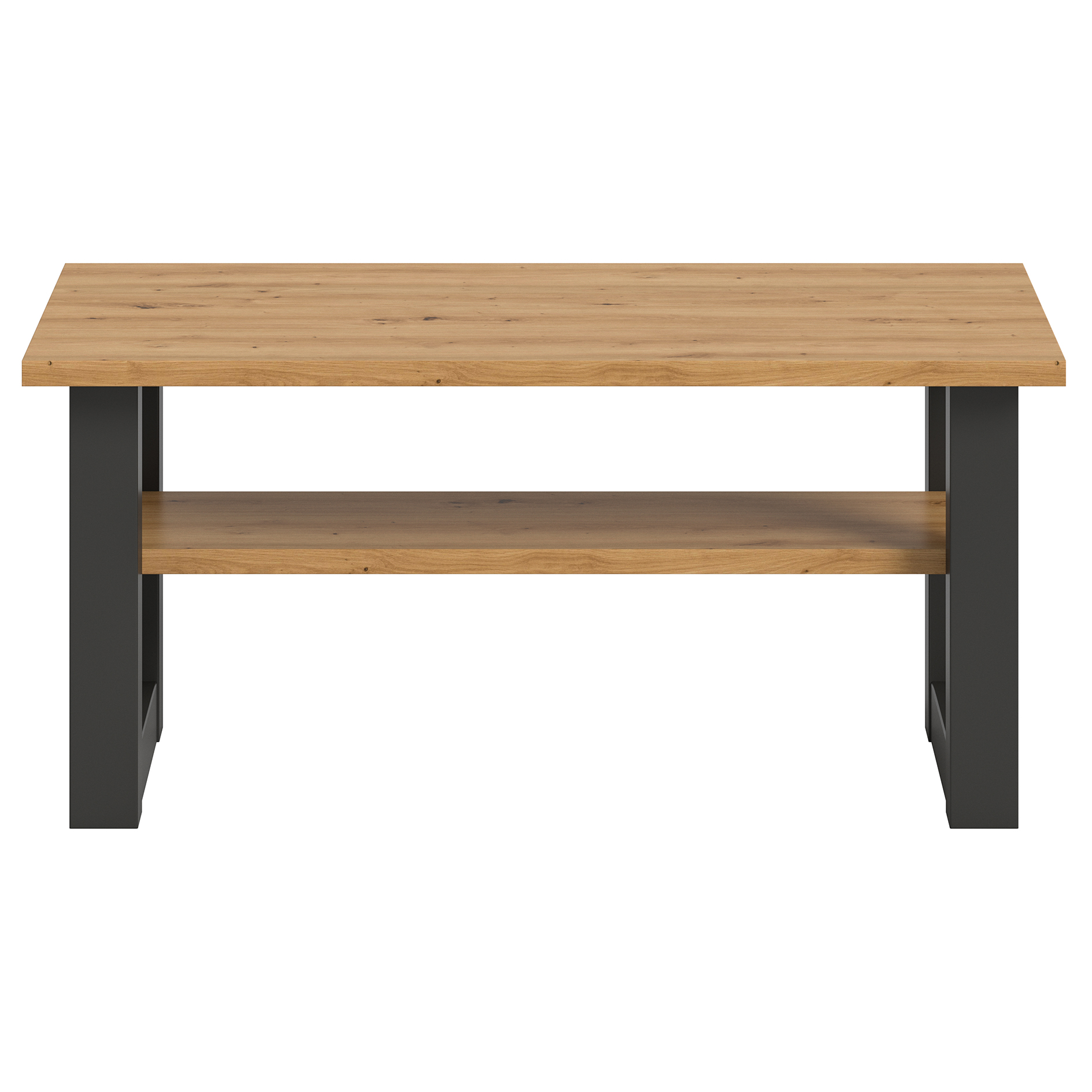 Couchtisch - Artisan Eiche - grau - 90 cm