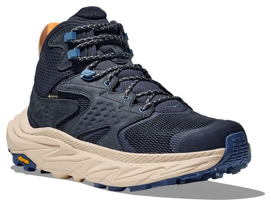 Chaussures Outdoor Hoka Anacapa 2 Mid GTX Bleu/Beige Homme