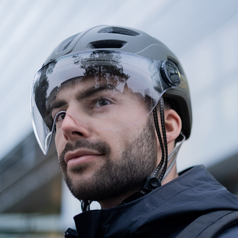 Quartz Visor Led MIPS - Casque vélo urbain homme