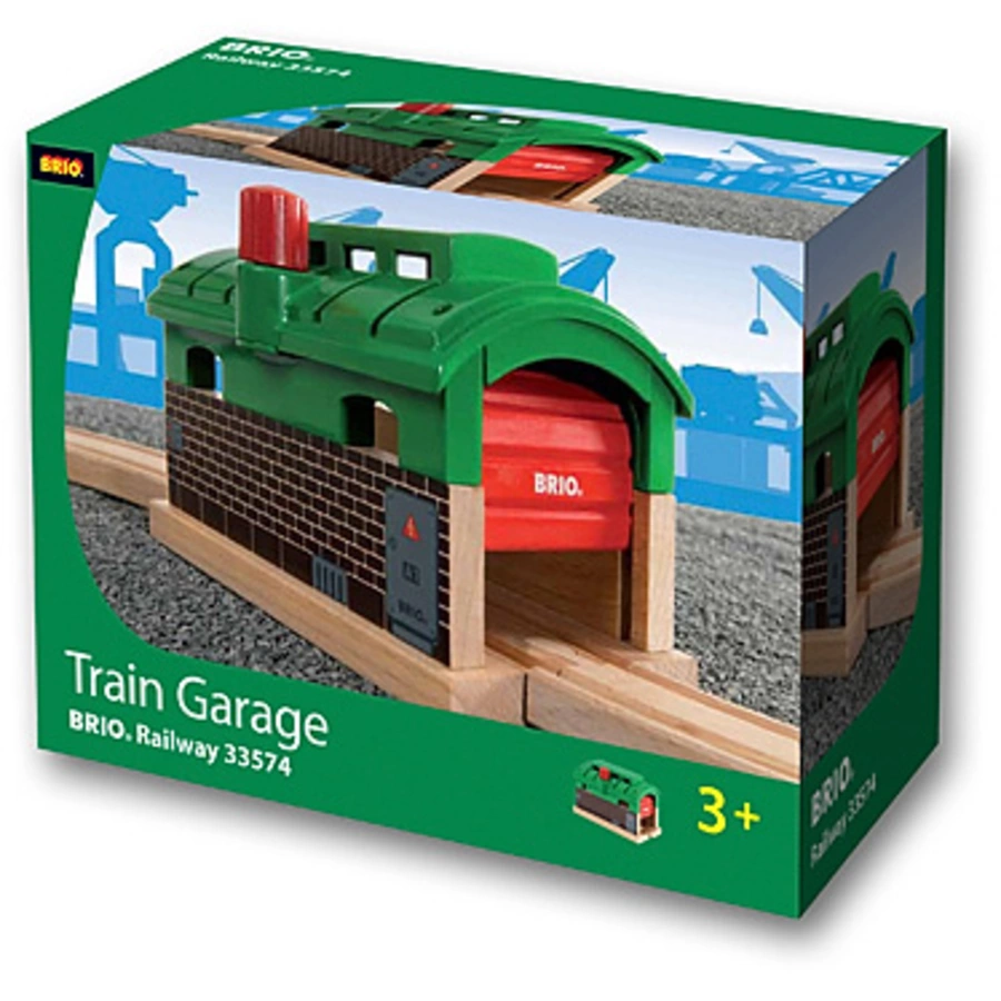 BRIO® WORLD Lokschuppen mit Rolltor 33574