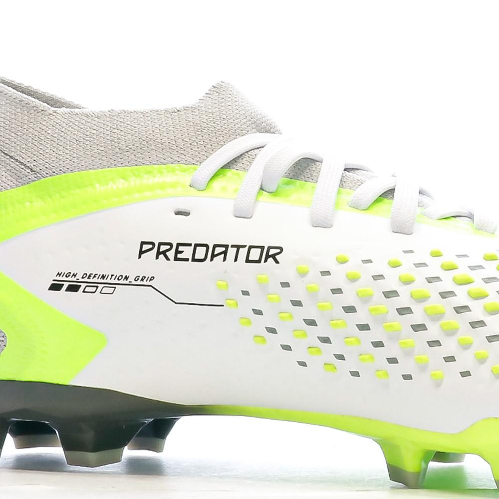 Adidas Chaussures de foot Blanc/Vert Homme Predator Accuracy.2 FG