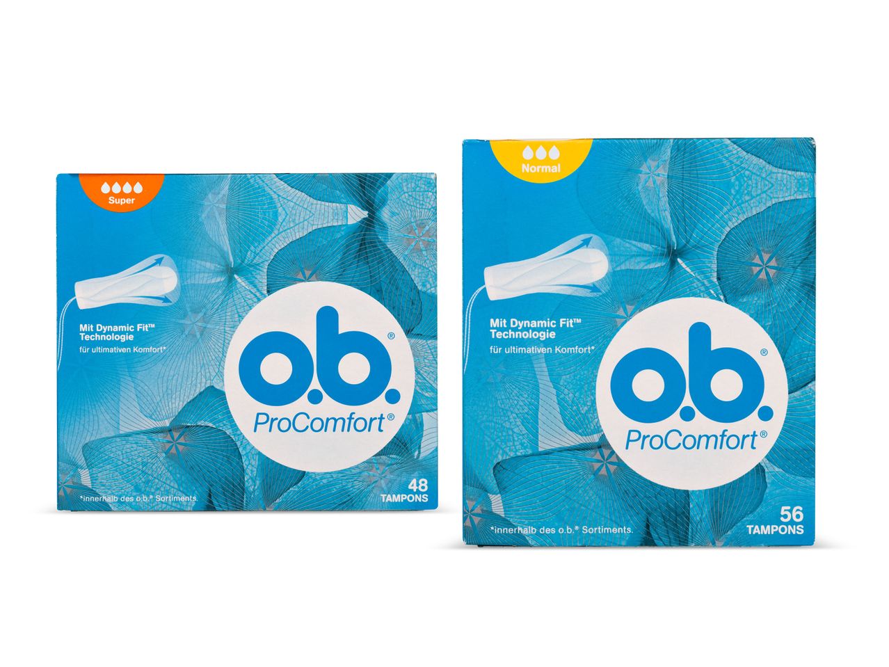 o.b. ProComfort tampons