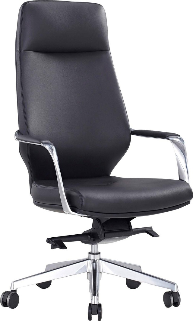 SalesFever Drehstuhl »mit Stil und Komfort« () Ergonomischer Bürostuhl mit pflegeleichtem Kunstlederbezug