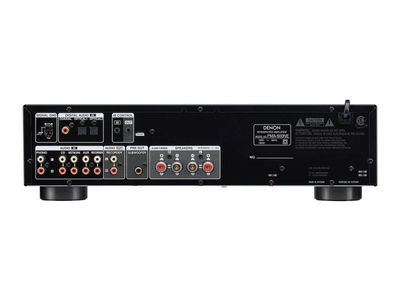 Denon Stereo-Verstärker PMA-600NE Schwarz; Silber Vollverstärker mit 70W Leistung pro Kanal und Bluetooth-Unterstützung