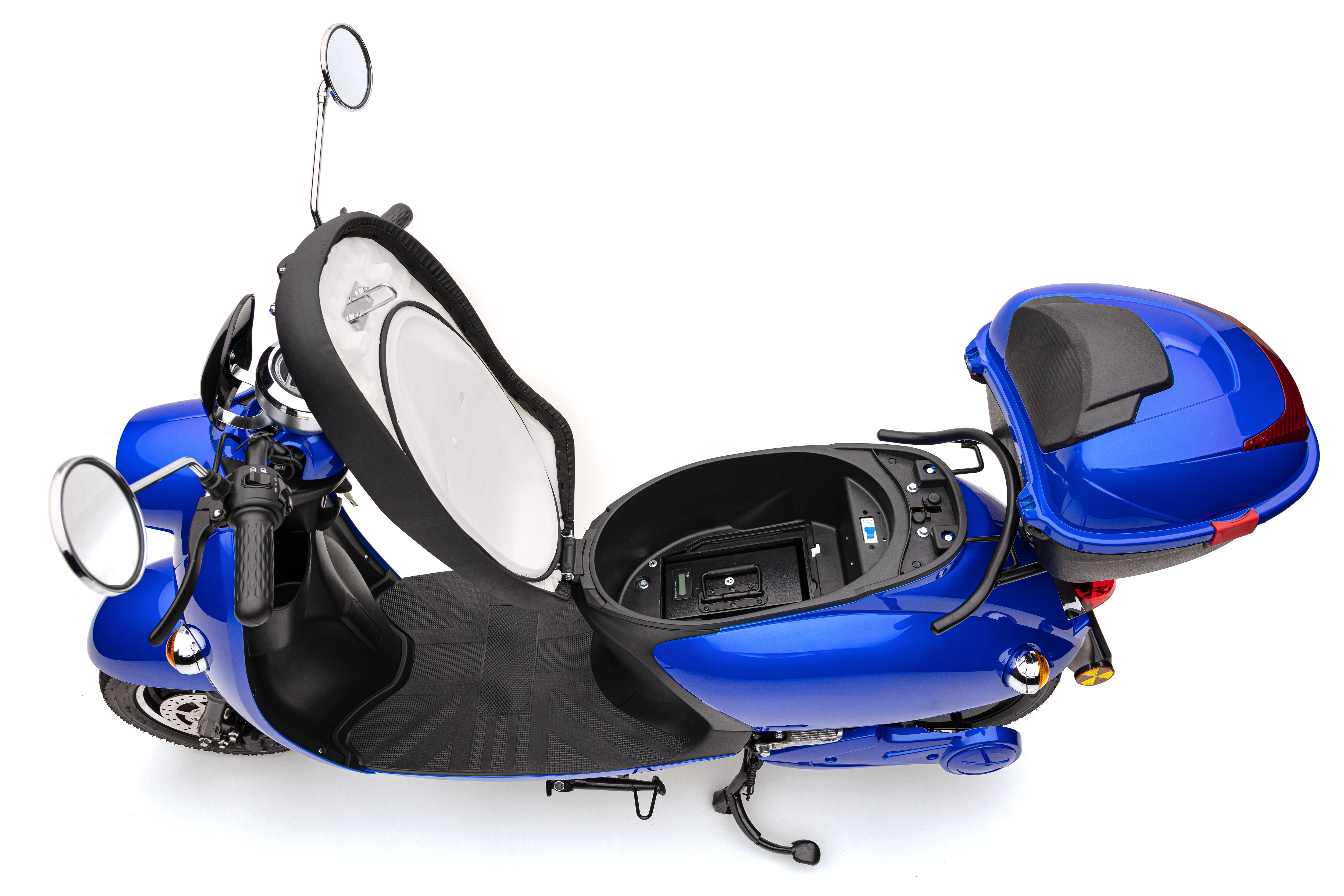 ECONELO EMO E-Roller Blau mit Lithium Batterie