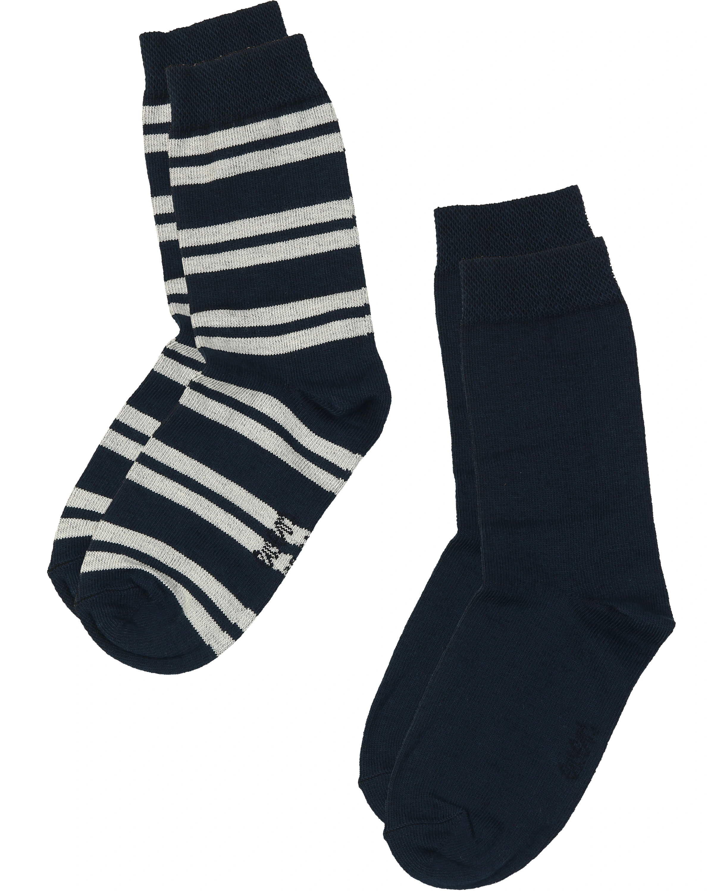 Socken RINGEL & UNI 4er-Pack in grau/navy