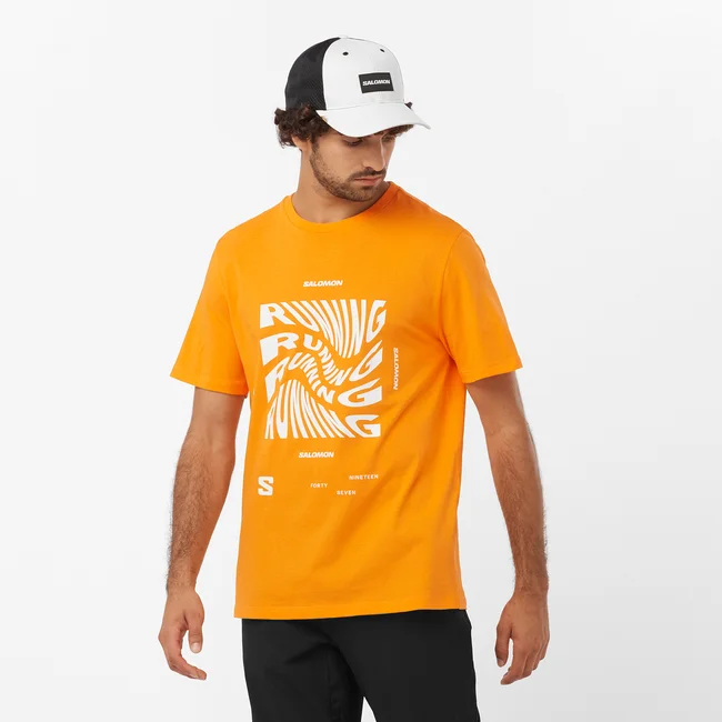RUNNING GRAPHIC  Kurzarmshirt Herren