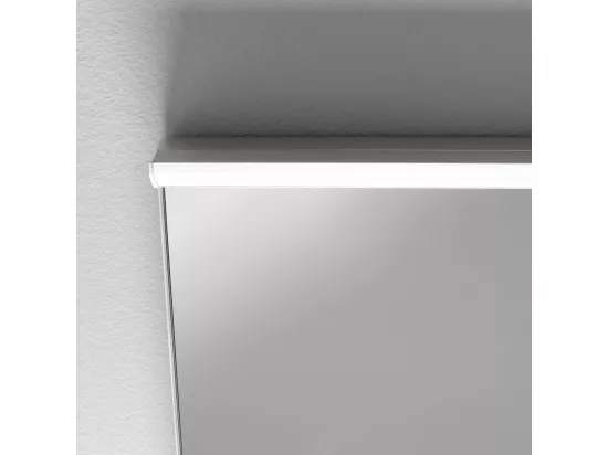 Ensemble de salle de bain double 3 pièces PLUTONE blanc pierre
