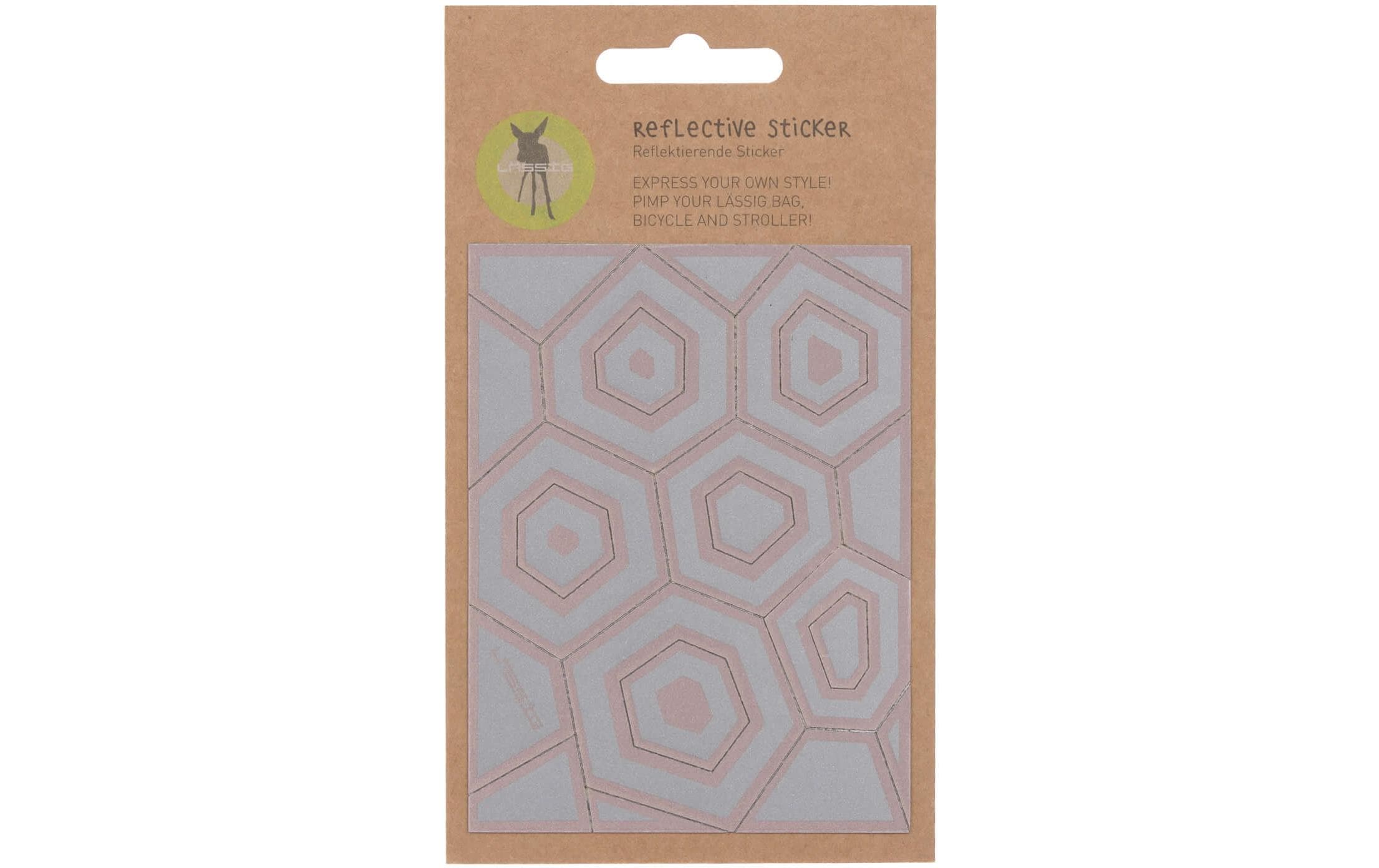 Reflektor Hexagon 1 StückReflektierende Aufkleber