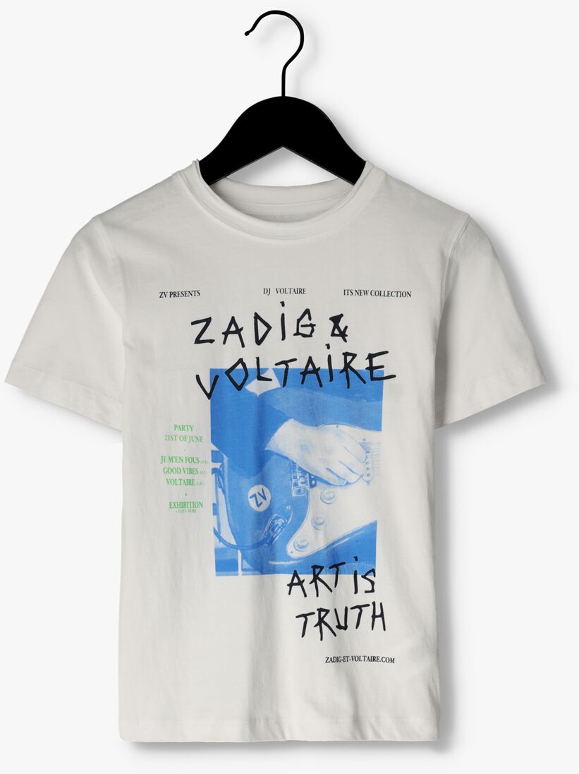 ZADIG & VOLTAIRE witte zadig & voltaire t-shirt x25361
