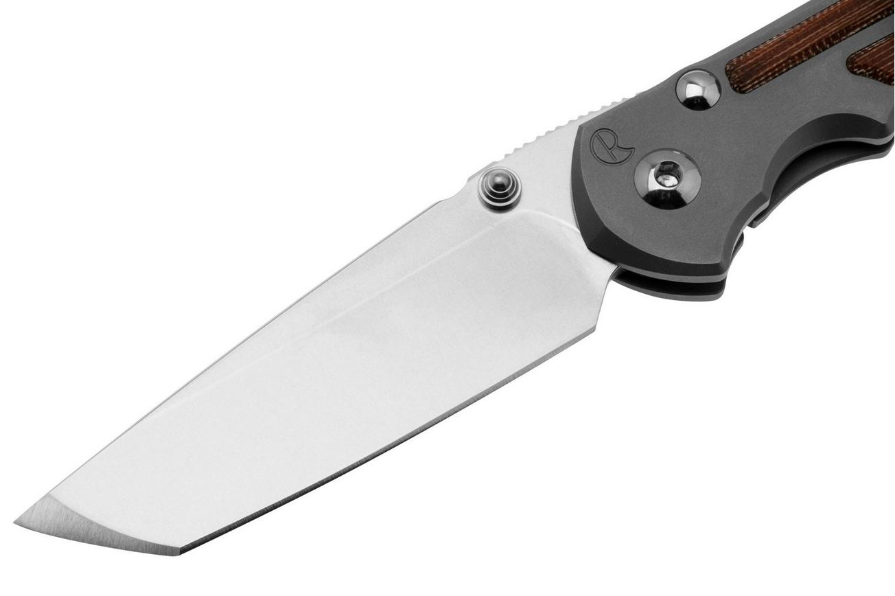 Chris Reeve Large Inkosi LIN-1134 Natural Tanto CPM-Magnacut, Glass Blasted, Micarta Inlay, zakmes