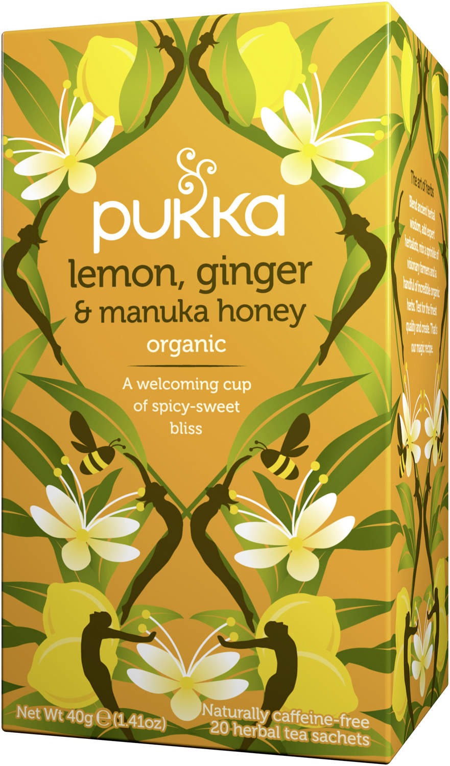 PUKKA Citron Gingembre et Miel de Manuka Tee Bio Btl 20 Stk