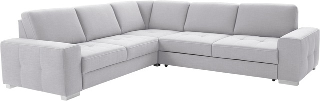 sit&more Ecksofa »Santorini L-Form« mit Federkern und Sitztiefenverstellung, wahlweise mit Bettfunktion