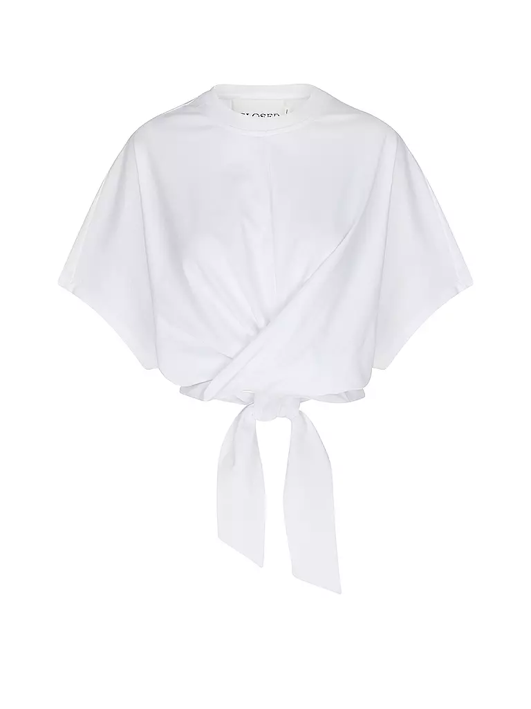 CLOSED T-Shirt Cropped Fit  weiss