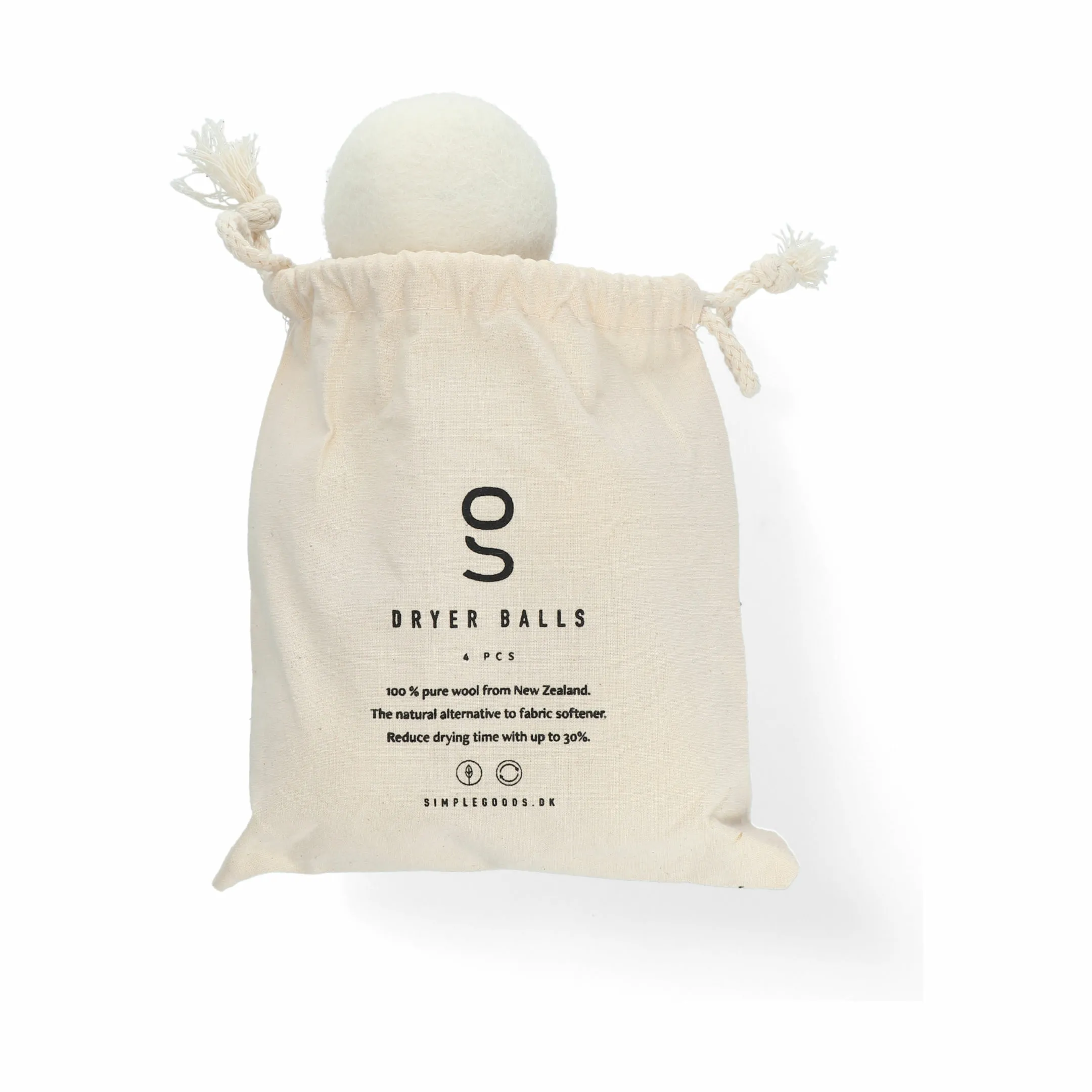 Simple Goods Dryer Balls - 4 stk.