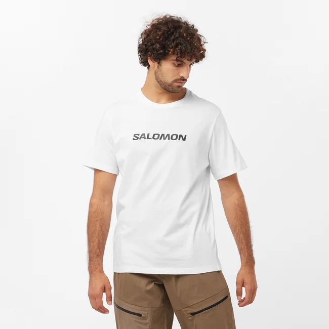 SALOMON LOGO PERFORMANCE  Kurzarmshirt Herren