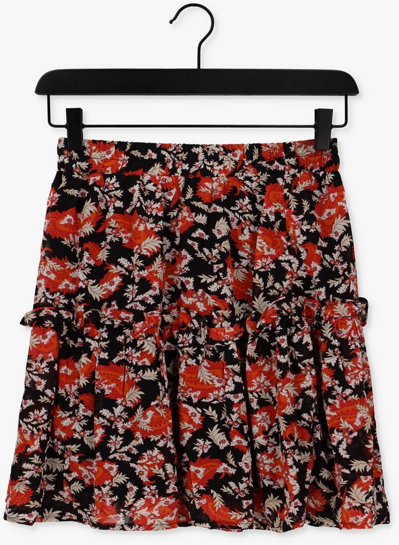 COLOURFUL REBEL oranje colourful rebel minirok hannah paisley flower boho skirt