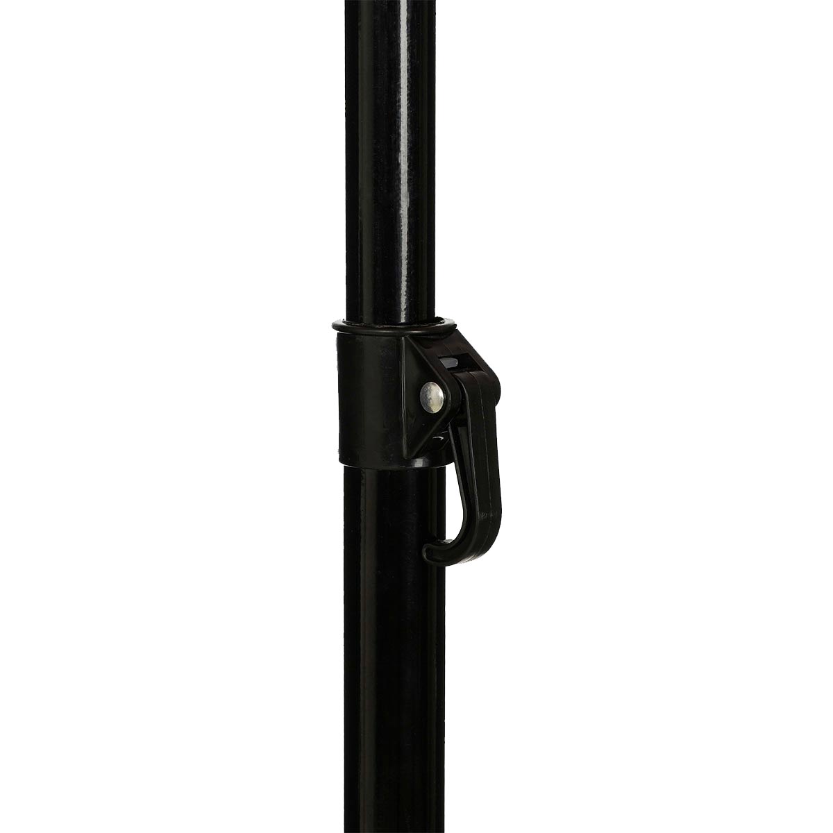 Edelman Mitchell parasol hart zwart - Ã220 x 238 cm