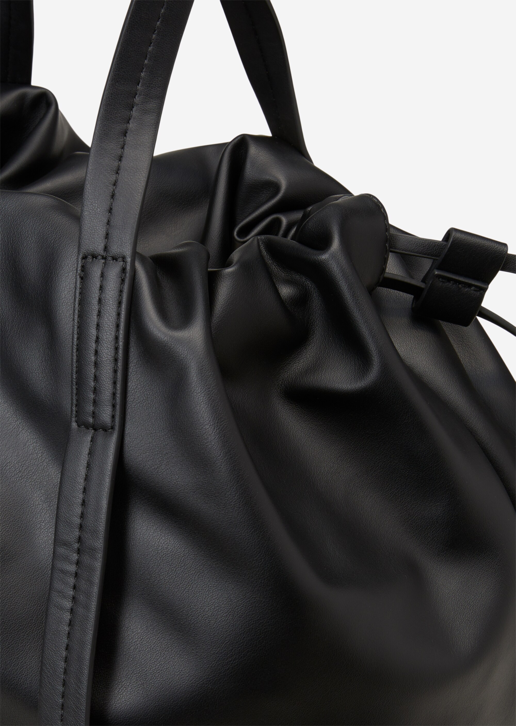 Shopper large aus einer Lederalternative aus recyceltem Polyester