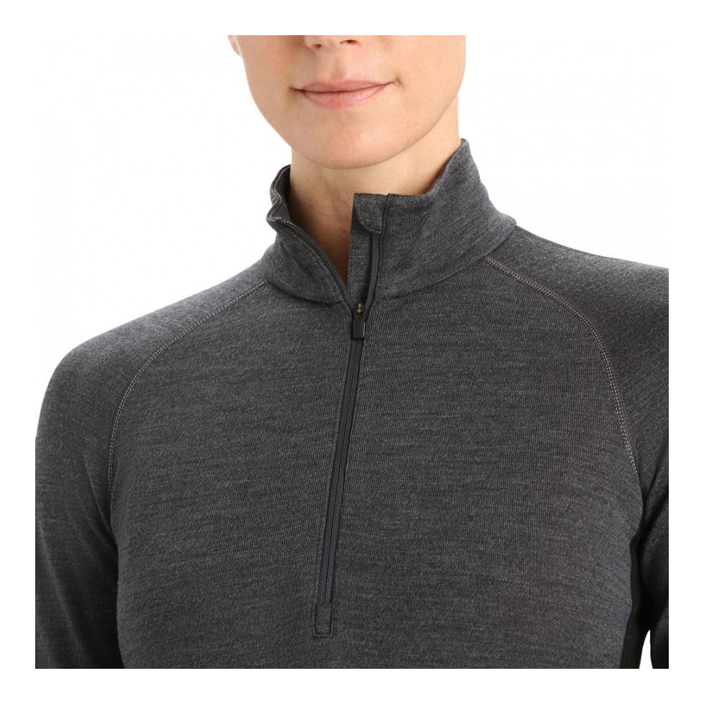 Icebreaker ZONEKNIT 260 - Sous-couche Femme jet hthr/blk/metro h/cb