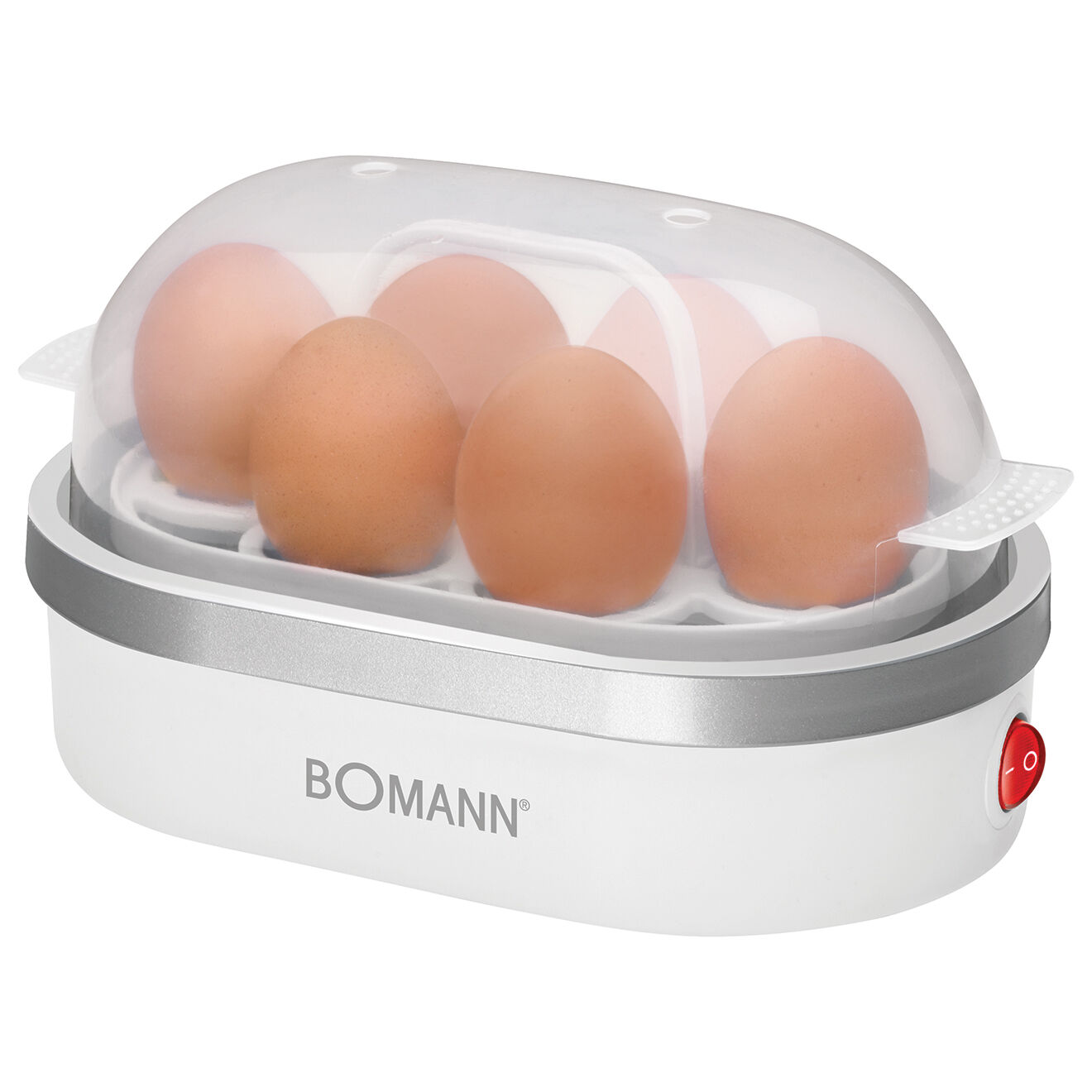 Bomann Cuiseur 6 oeufs blanc - 430W