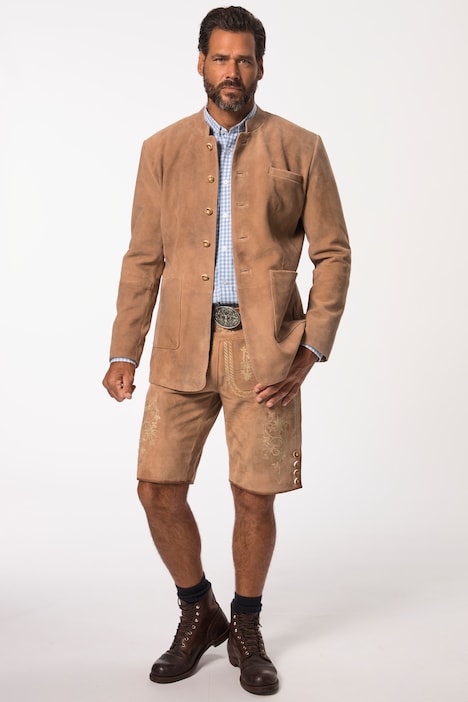 Trachtenhose, Tracht, Ziegenleder, traditionelle Stickereien, Gratis Ledergürtel