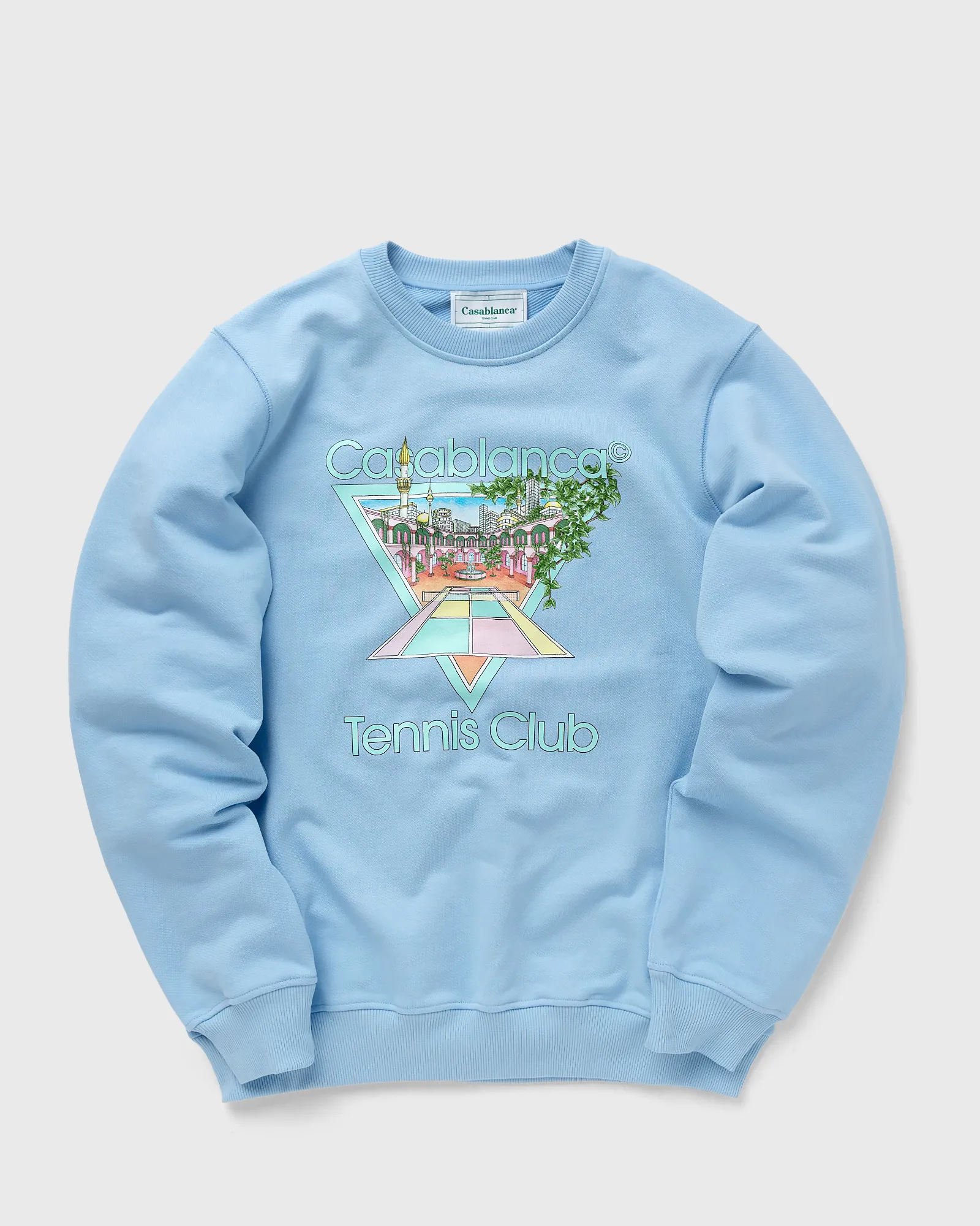 Casablanca TENNIS CLUB ICON PASTELLE PRINTED UNISEX SWEAT