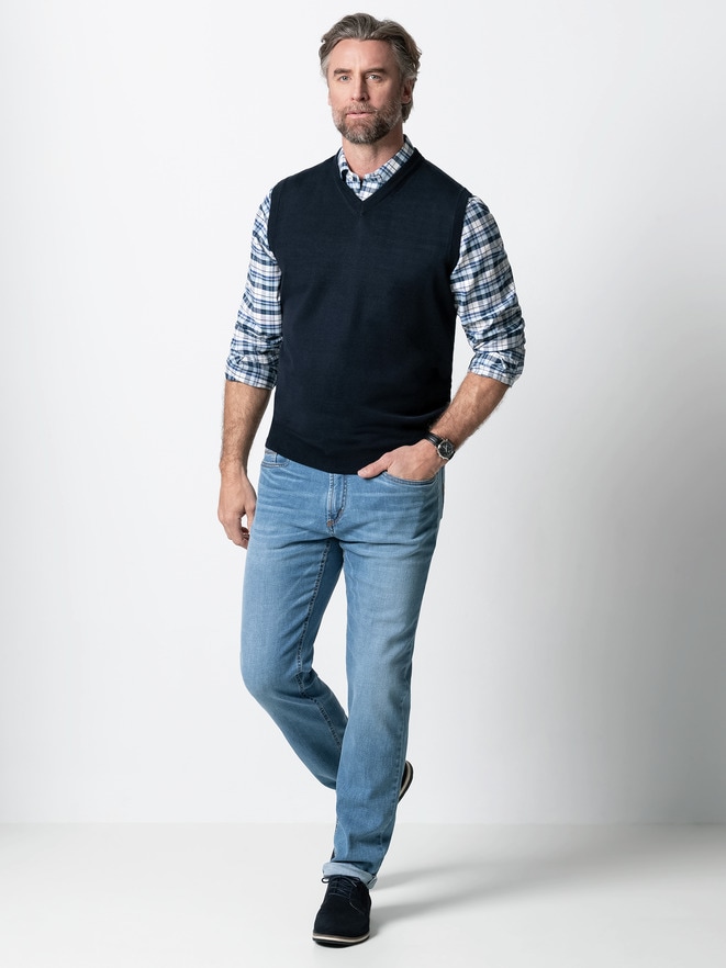 Merino-Mix V-Pullunder