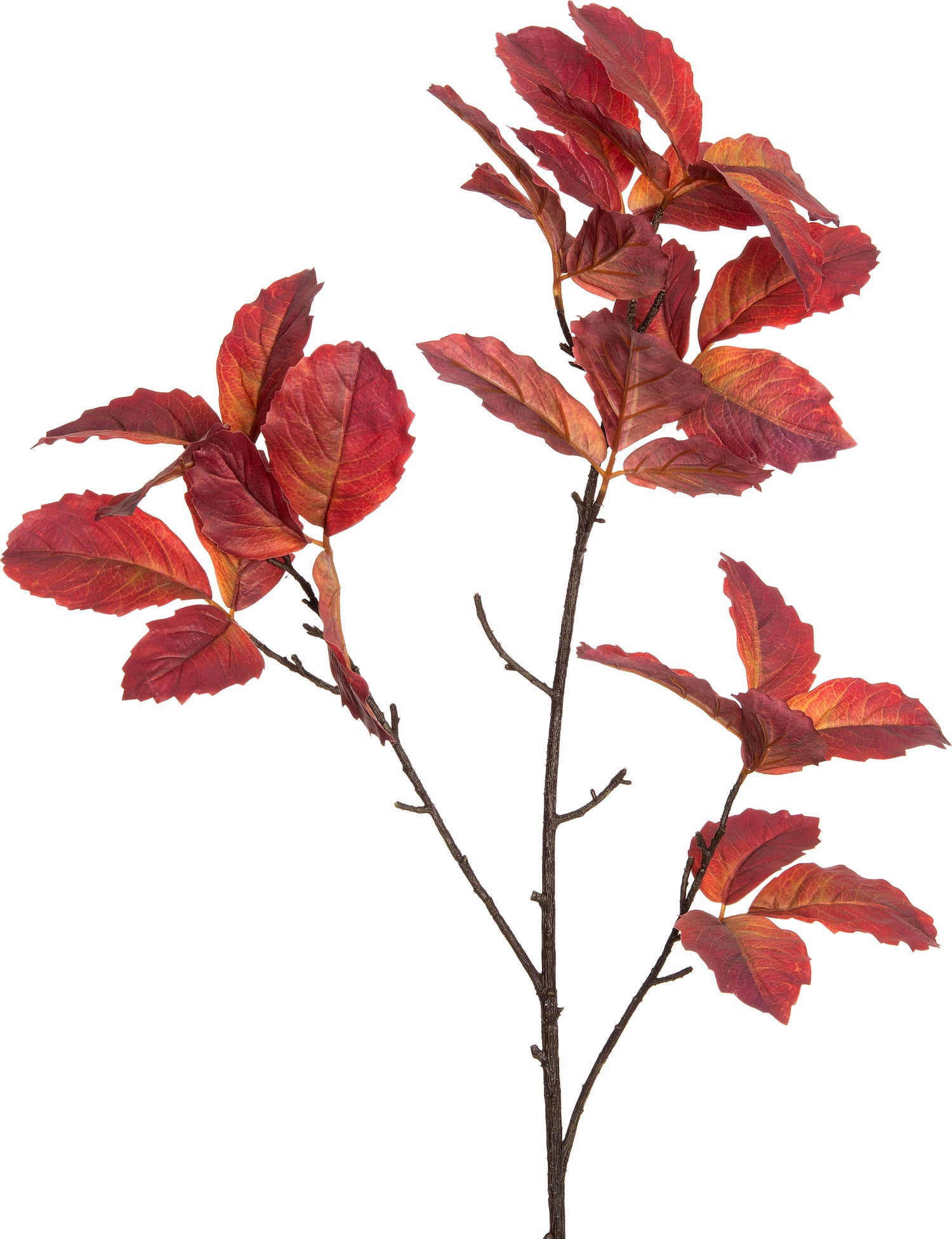 Intratuin kunsttak Druivenblad rood 110 cm