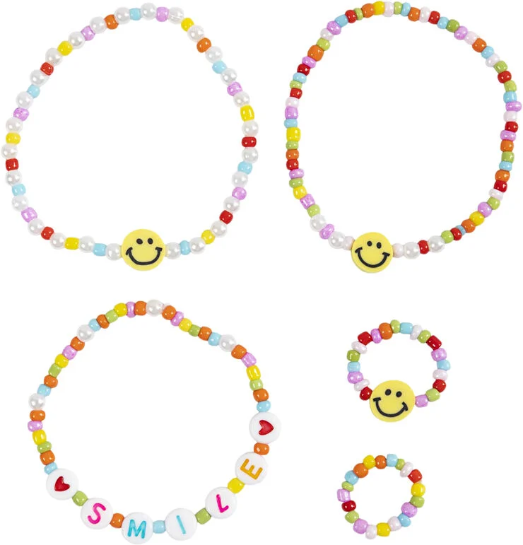 Creativ Company Mini DIY Kit Smykker, Armbånd og fingerring
