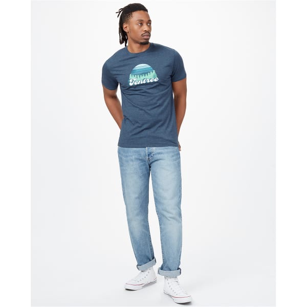 T-shirt TENTREE M NO RAIN NO TREES T-SHIRT MOONLIT OCEAN HEATHER