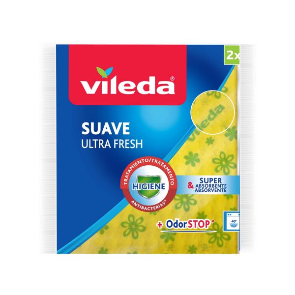 Vileda Pano Amarelo Suave Ultrafresh