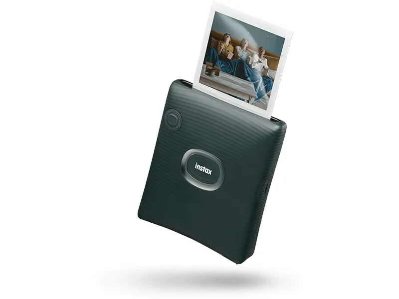 Fujifilm instax Square Link - Printer - farve - LED - 86 x 72 mm - kapacitet: 10 fotos - Bluetooth 4.2 LE - midnatsgrøn