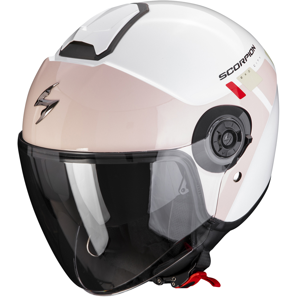 Scorpion - Casque Exo-City II Mall Blanc / Rose