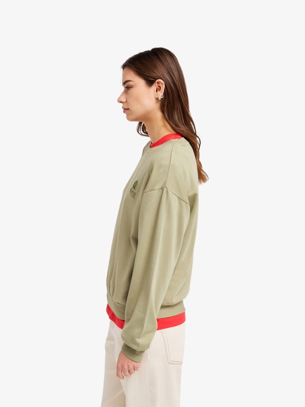 Surfing By Moonlight Sweat doux et confortable Vert Femme