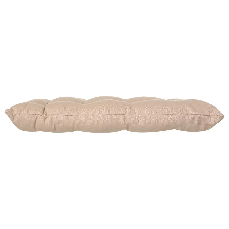 Atmosphera Stoelkussen - beige - katoen - 36 x 36 x 4 cm