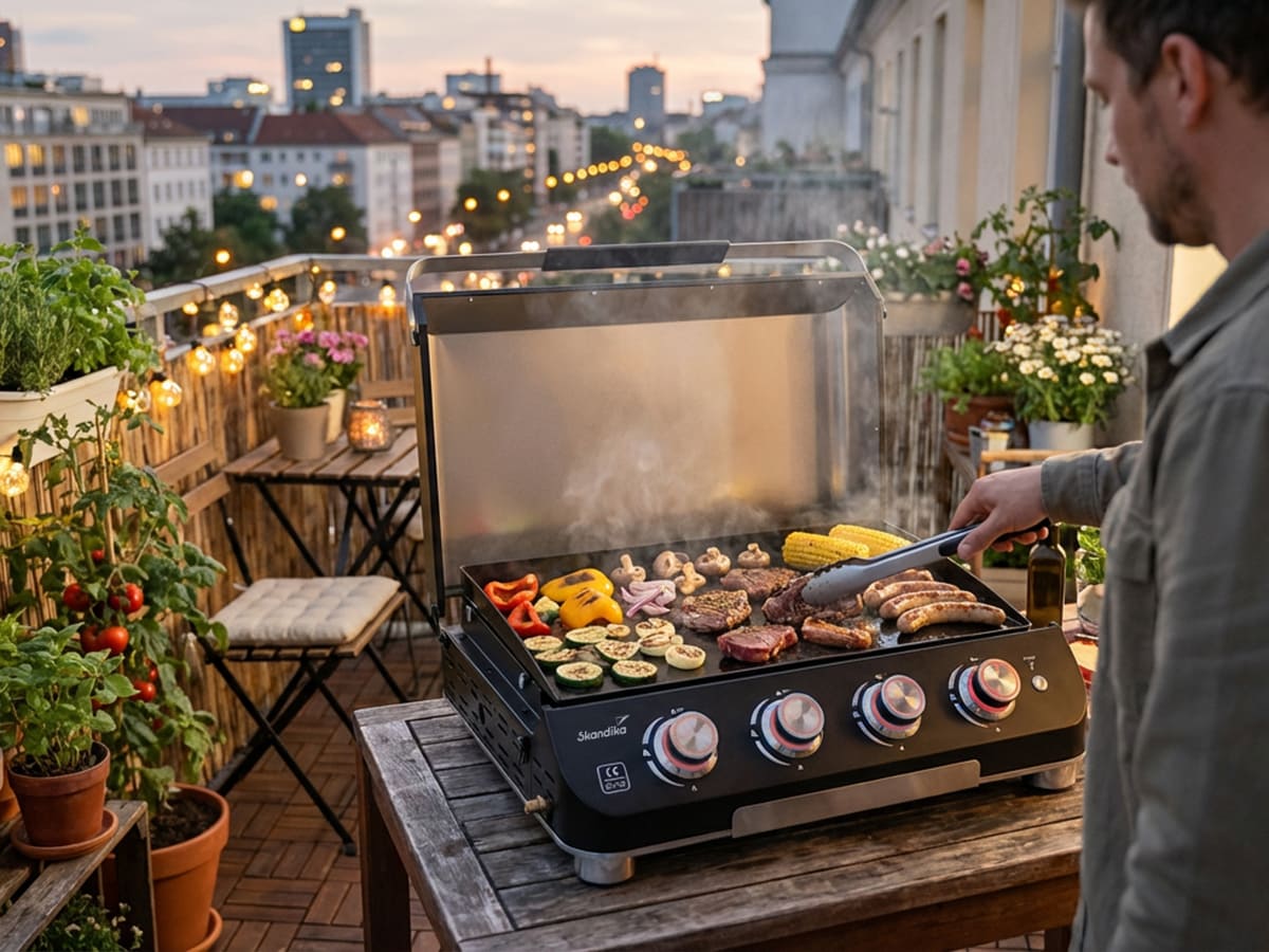 Skandika Palo 4-pits Plus Plancha grill