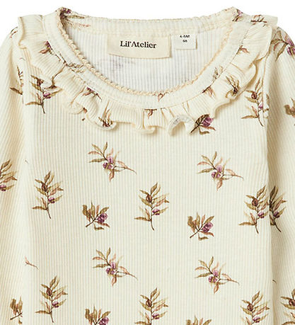 Lil' Atelier Body L/æ - Rib - NbfGavo - Turteltaube/Olive