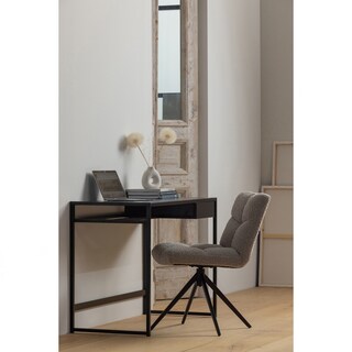 Schreibtisch TEUN 110 x 76 cm schwarz