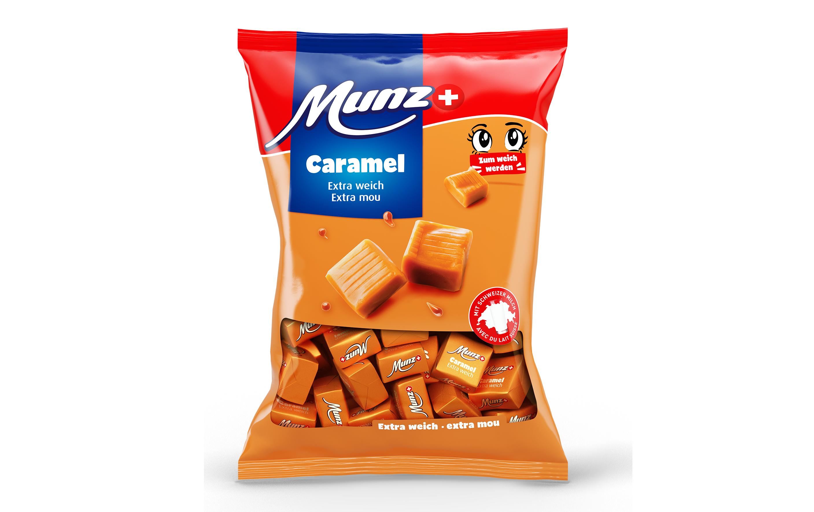 Munz Caramel extra weich 200 gExtra weiche Karamelbonbons