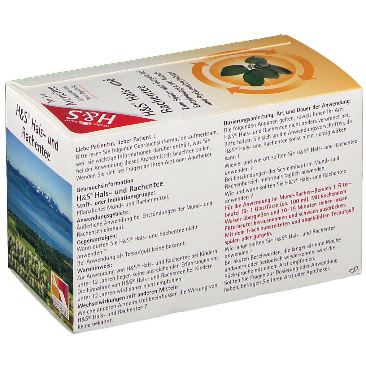 H&S Hals- und Rachentee Nr. 14
